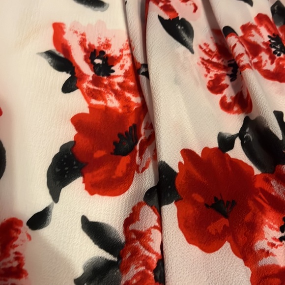 red floral maxi skirt [emily in paris meets carrie bradshaw] - Picture 3 of 7